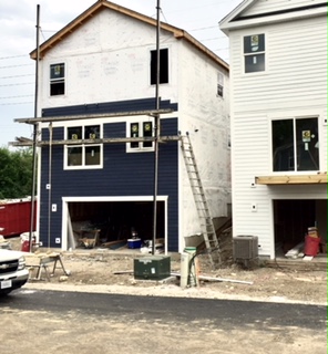 Rear of Stafford Pl homes